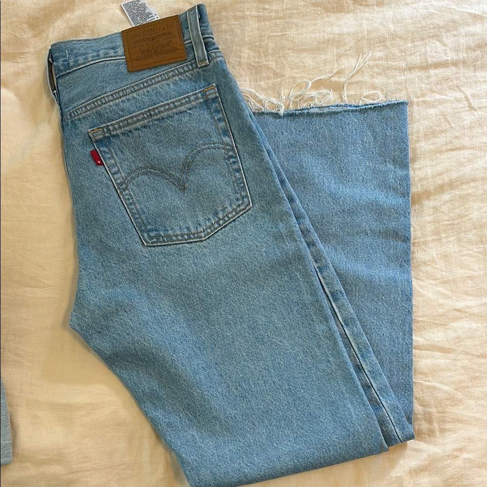 Levi's Light Blue Wedgie Straight Jeans